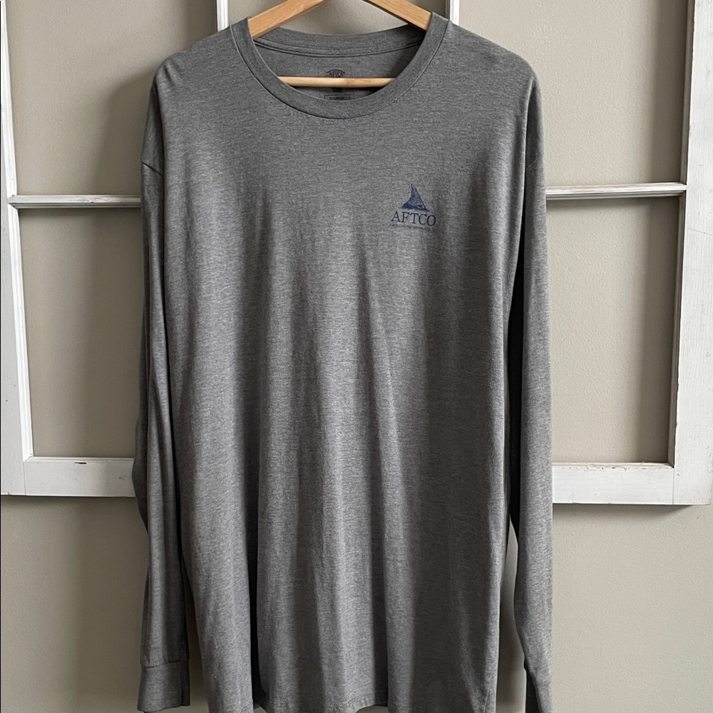 AFTCO Charcoal Long Sleeve Men's Shirt